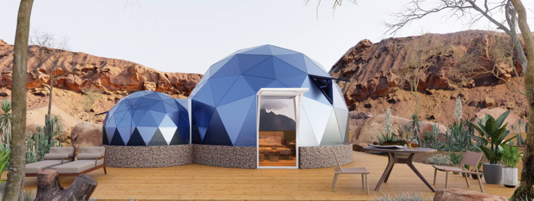 交城县球形智能光伏玻璃星空房